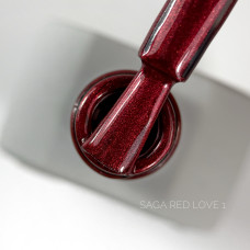 Love red gel polish, 01