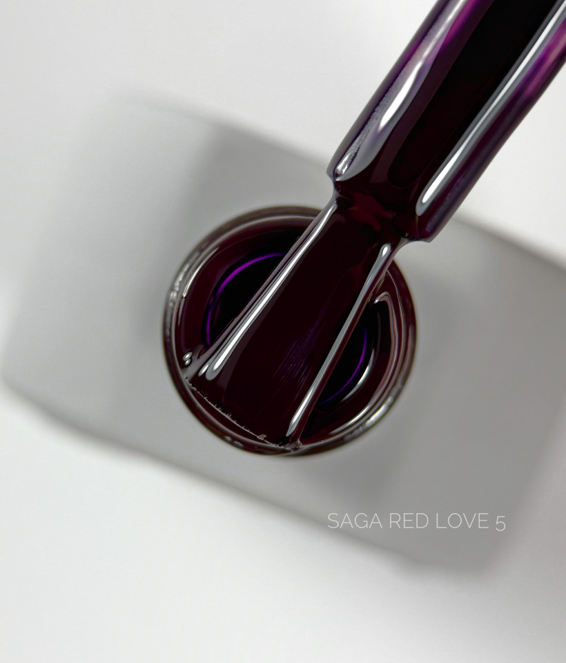 Love red gel polish, 05