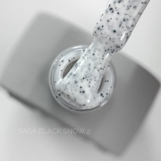 Black Snow gel polish, 02