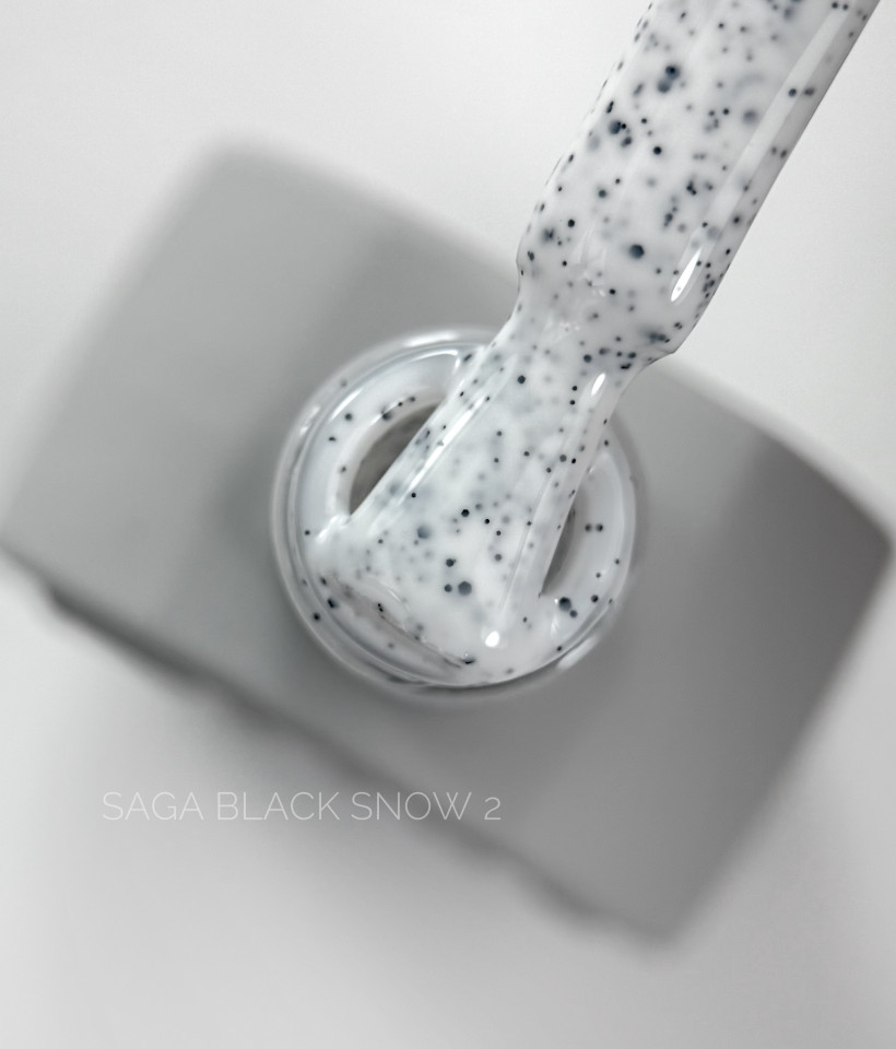 Black Snow gel polish, 02