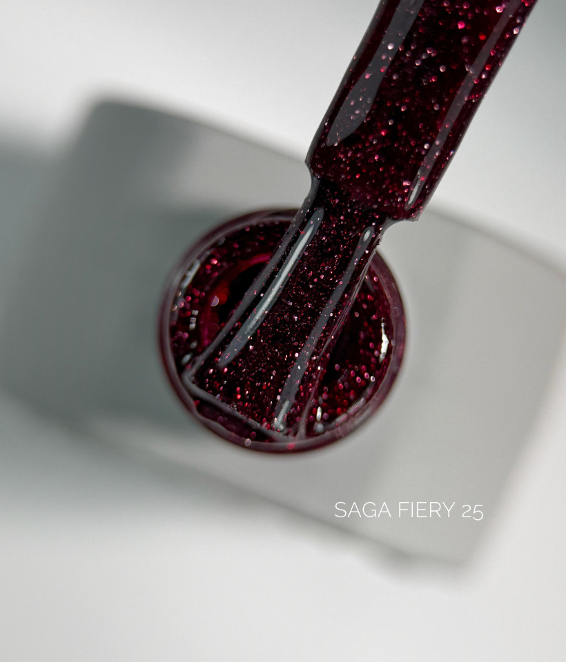 Fiery gel polish, 25