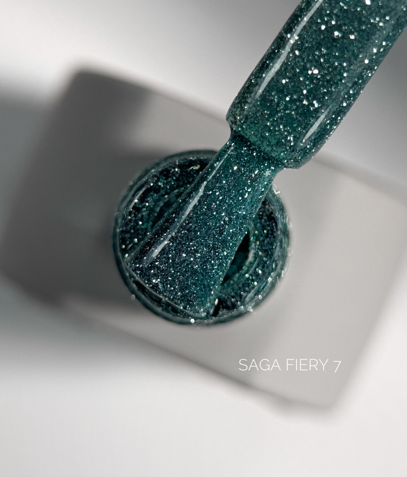 Fiery gel polish, 07