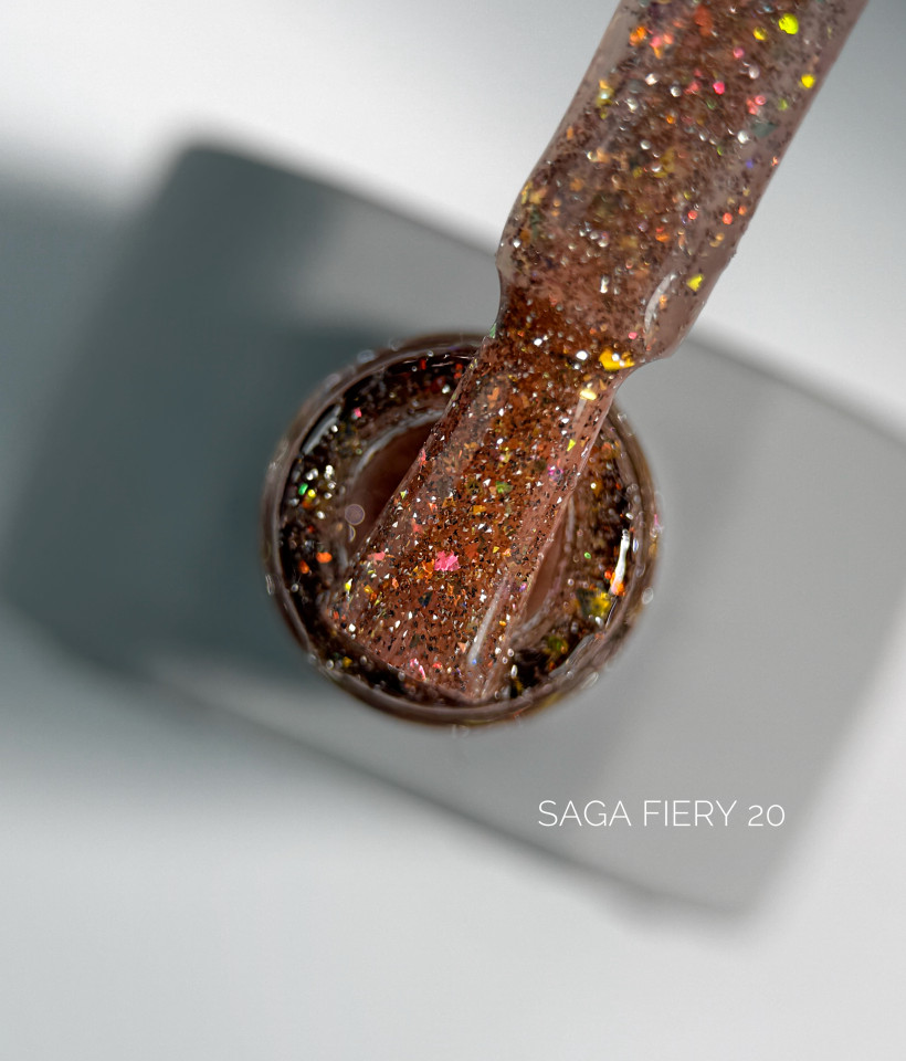 Fiery gel polish, 20