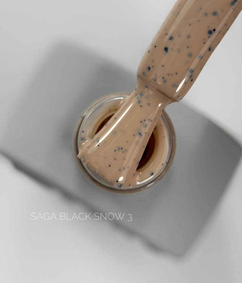 Black Snow gel polish, 03