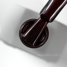Love red gel polish, 04