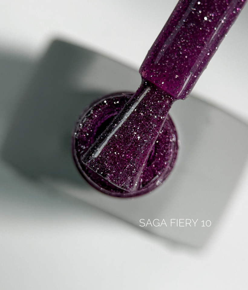 Fiery gel polish, 10