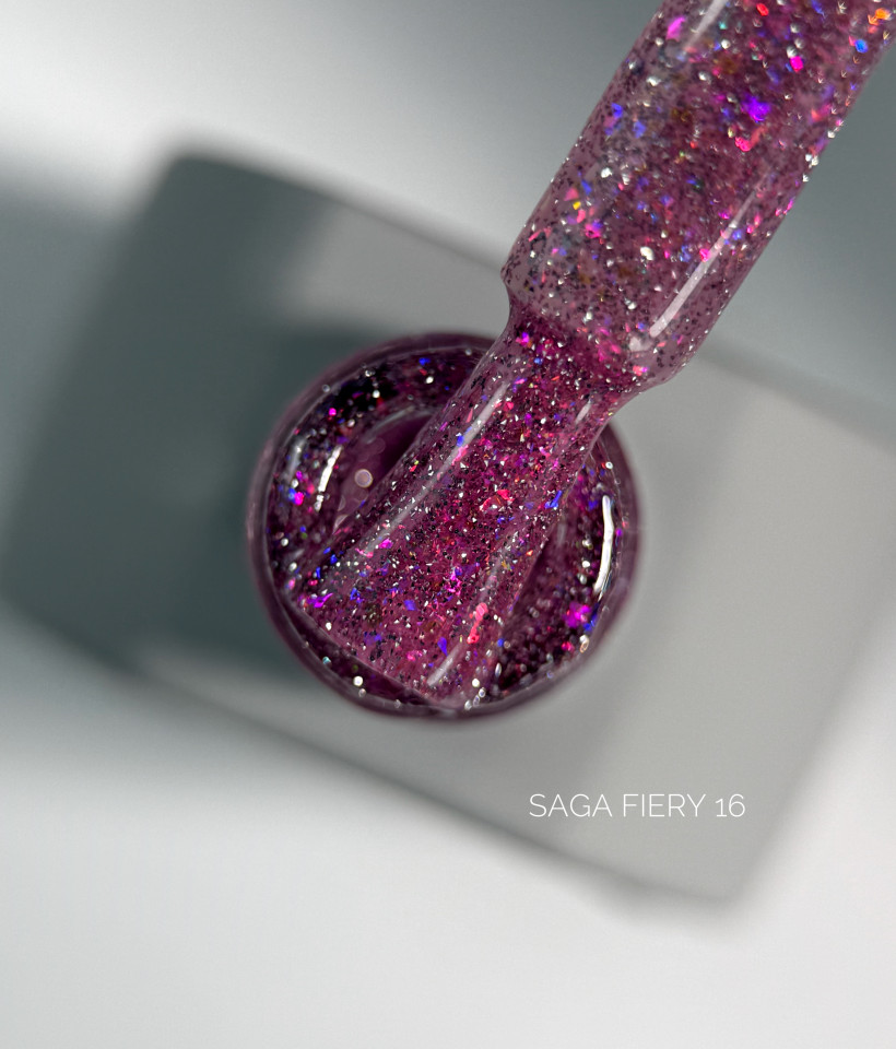 Fiery gel polish, 16