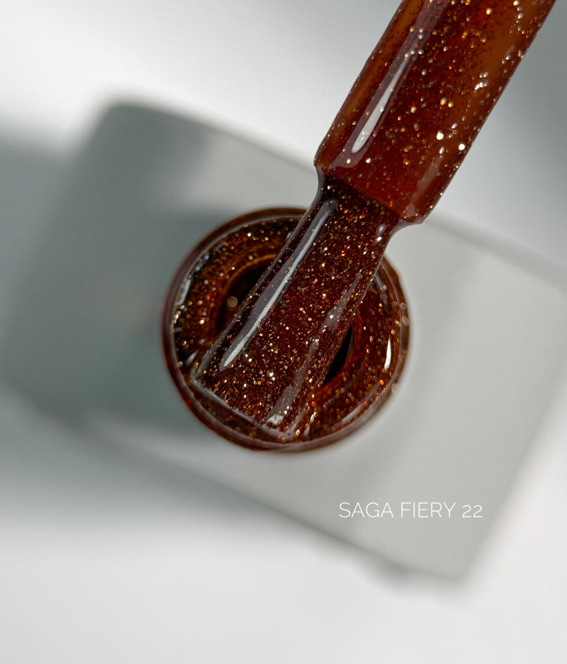 Fiery gel polish, 22