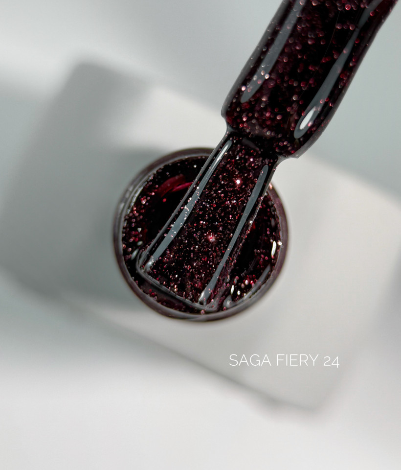 Fiery gel polish, 24