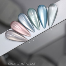 SAGA professional Набір гель лаків 6 шт Crystal Cat