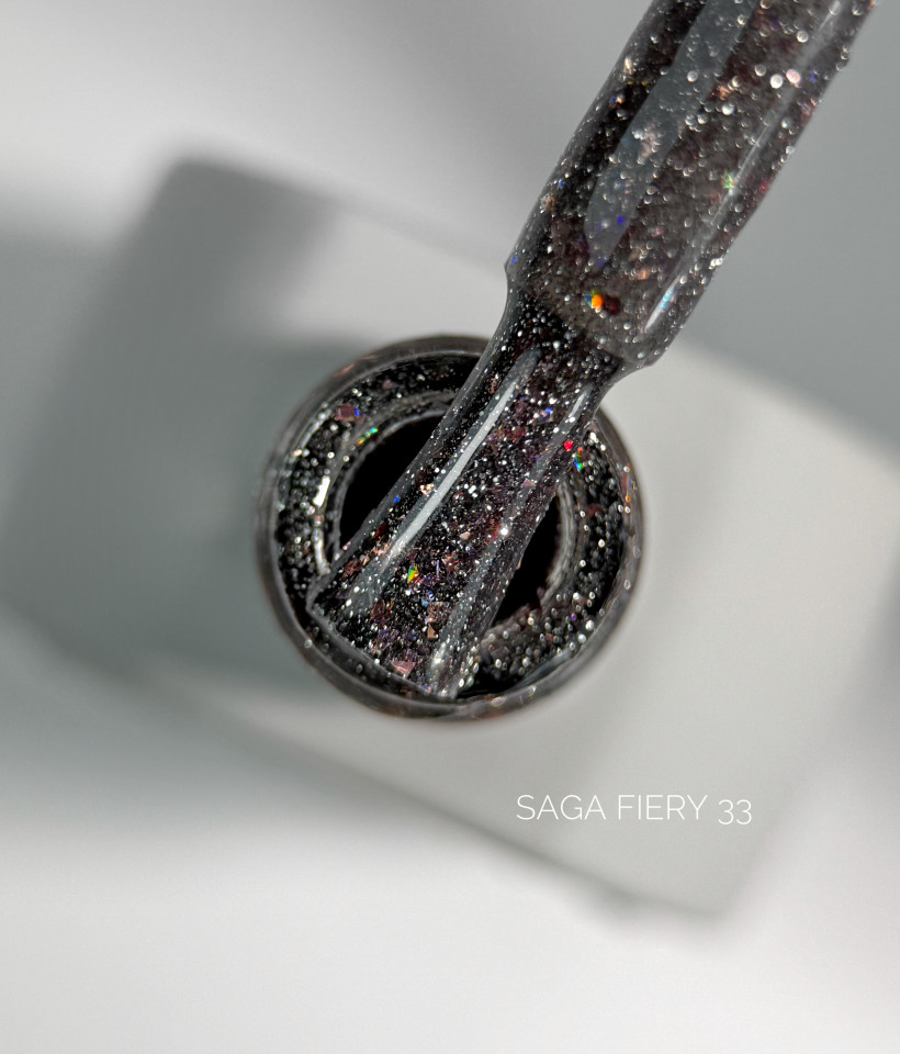 Fiery gel polish, 33