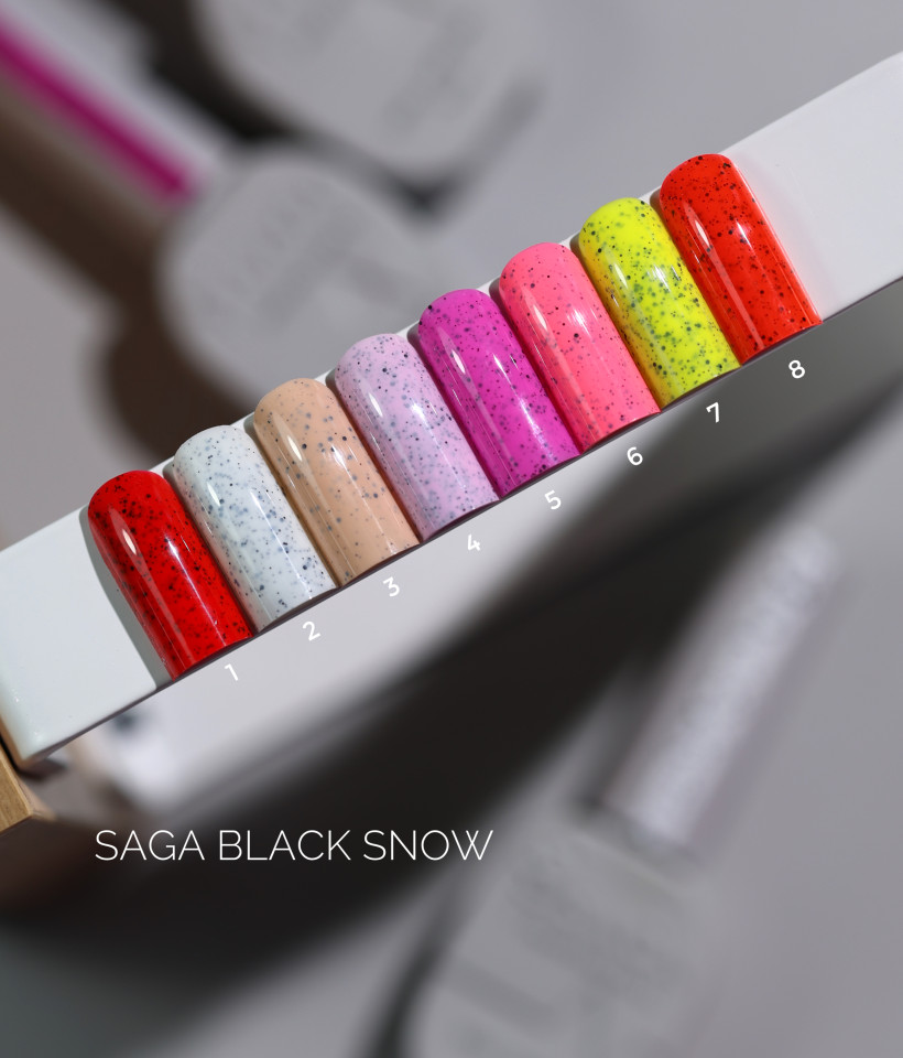 Black Snow gel polish, 04